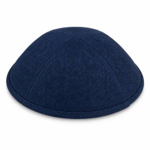 Custom Linen Kippah – Personalized Jewish Kippah